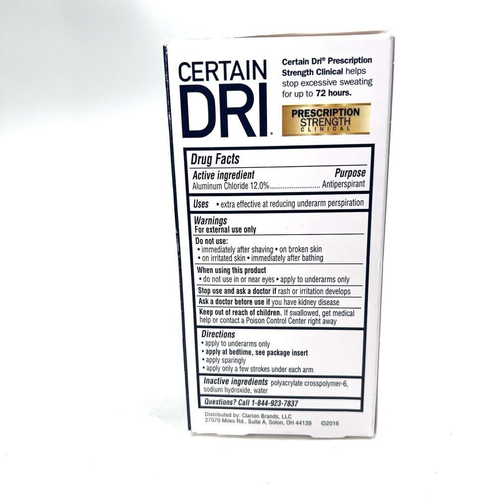 Certain Dri Prescription Strength Clinical Antiperspirant Deodorant - Picture 2 of 4